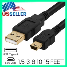 Mini USB Cable USB Charging Cord Arduino Data Transfer A USB to B USB Mini Cable
