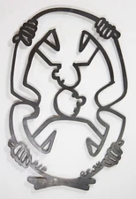 Steel Drawing #1 Wall Art Sculpture by David Stoltz Carousel Characters Signed