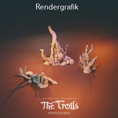 Tabletop  Wargaming Gelände Terrain Scatter - Roots and Walls