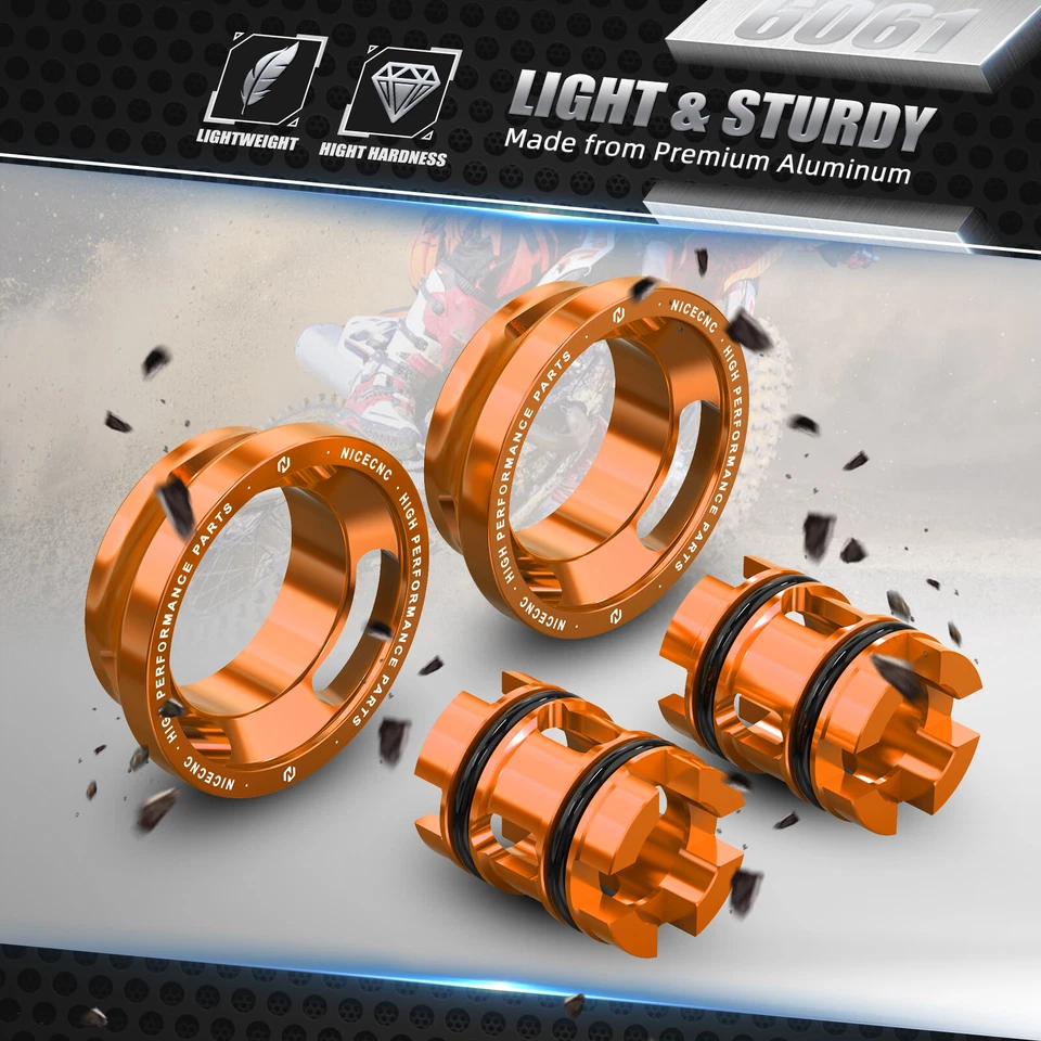 NICECNC Front Lowering Kit 30mm For KTM 125-500 XCW/EXC/EXCF/TPI/6 Days 2017-23 - Image 3 of 4