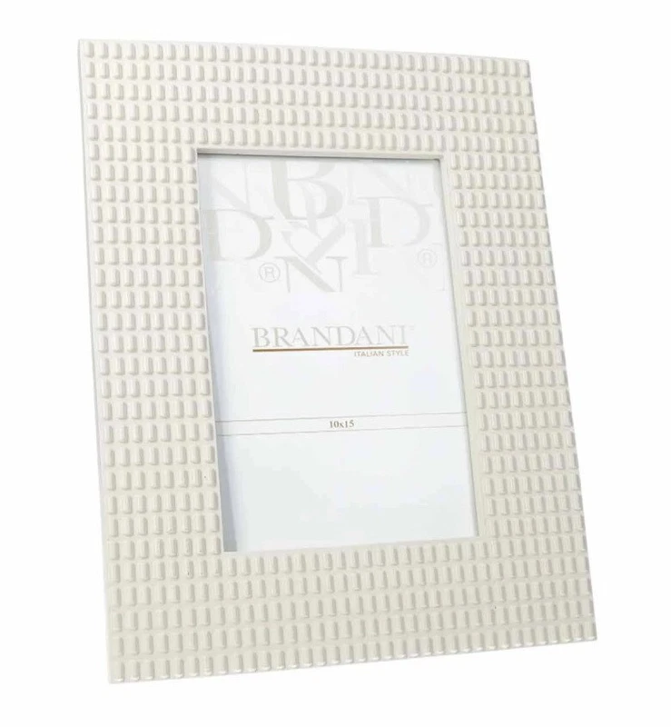 Portafoto Cornice Interno 13x18 cm BRANDANI Lingotto Avorio Porta Ritratto, fotografia 4 di 8