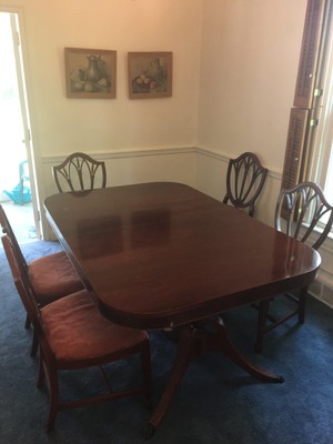 Lovely Duncan Phyfe Style Dining Table Made By Thomasville