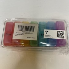 Daviky Weekly Pill Organizer 2 Times a Day, Medicine Am Pm Pill Organizer 7 Day,