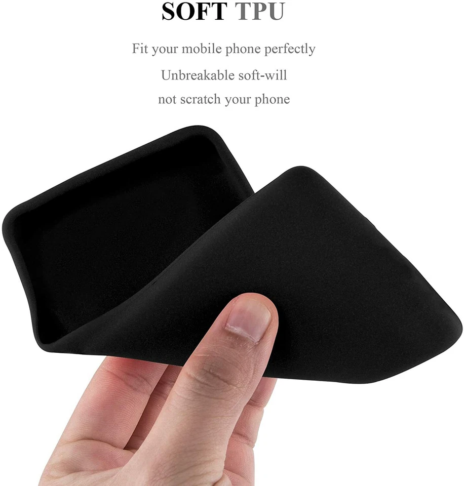 Cover Silicone TPU Morbida Protettiva Custodia per Huawei P9 Lite Nero - Immagine 2 di 4