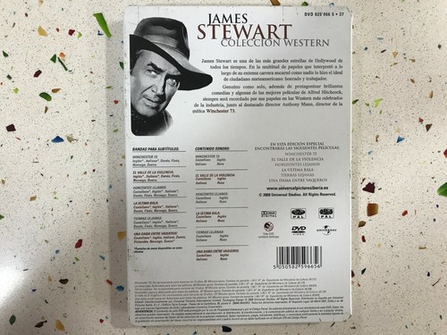 JAMES STEWART COLECCION WESTERN CAJA METALICA WINCHESTER 73 HORIZONTES LEJAN AM - Imagen 4 de 6