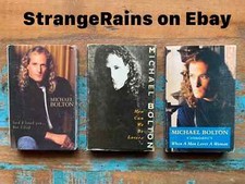 Michael Bolton 3 Cassette SINGLES Tape Lot  Soft Rock - Love Songs