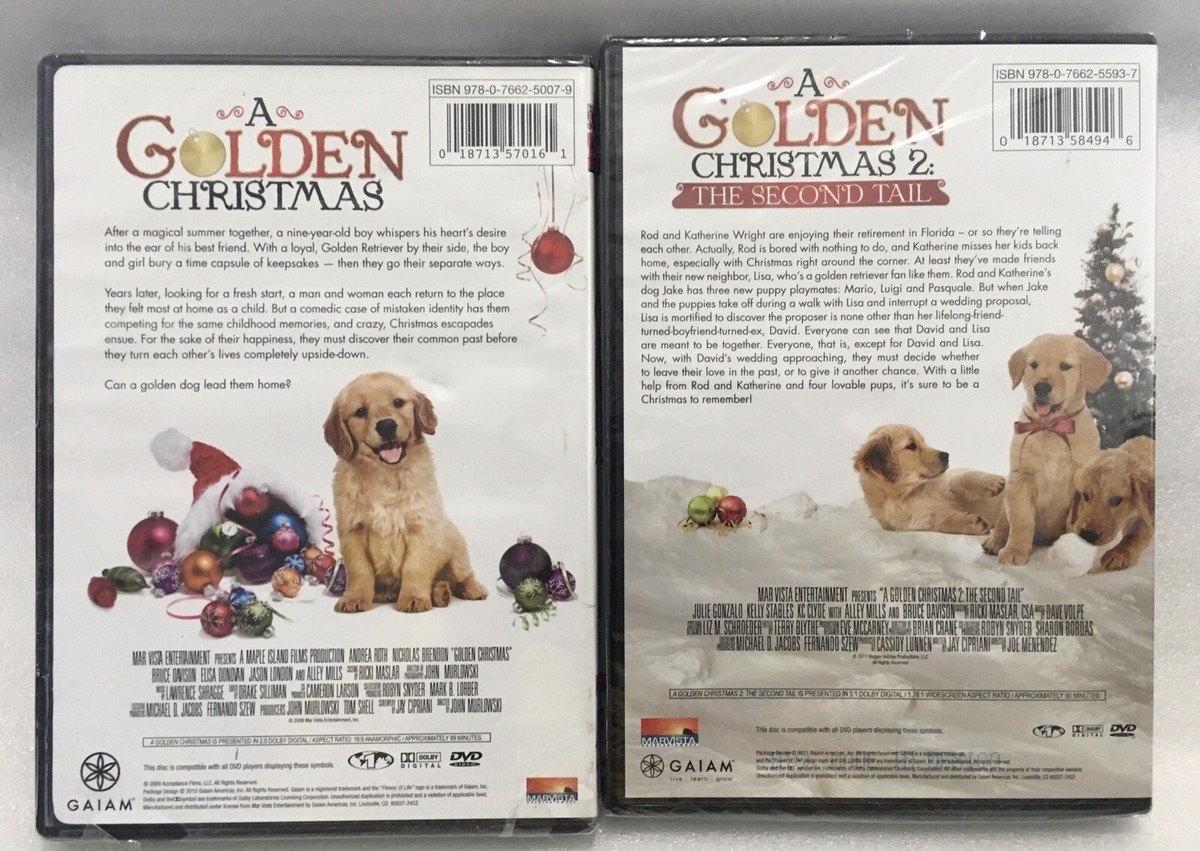 A Golden Christmas 1 & 2 / 2-DVD Lot NEW & SEALED Sequel