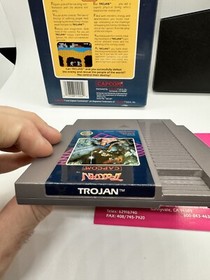 Trojan NES Nintendo completo CIB 5 viti Hangtab raro ottime condizioni!