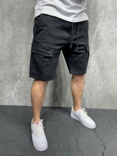 Herren Freizeit Chino Tasche Cargo Shorts Sport Jogginghose Hose Trousers Sommer Gym - Bild 10 von 15