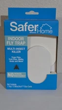 Safer Home Indoor Plug-In Fly Trap No chemicals 1 Trap 2 Glue Cards