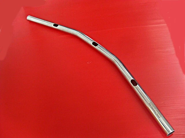 Fit YAMAHA YA6 YA7 YDS1 YDS2 YDS3 "EDDIE MOTO" HANDLE BAR "STAINLESS STEEL"  - Imagem 4 de 4