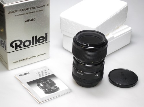 Rollei HFT Makro-Planar 60mm F2.8 + 30mm Ext. Rolleiflex QBM BOXED - NEU / NEW - Bild 2 von 2