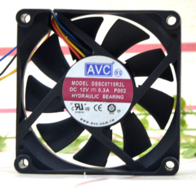 AVC DSSC0715R2L 12V 0.3A 7015 7cm CPU   PWM Temperature Control Radiator New #T9