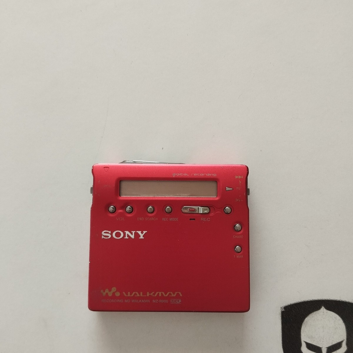 SONY MZ-R900 MD Walkman MDLP Portable Player Recorder RED