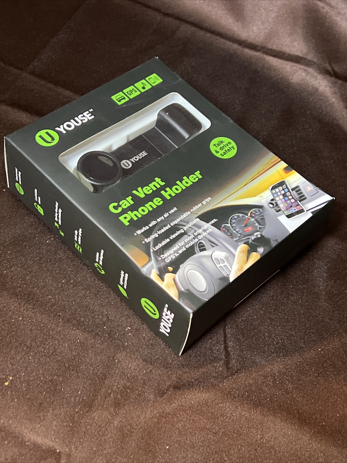 Youse Universal Car Vent Phone Holder for Smartphones GPS and Mobile