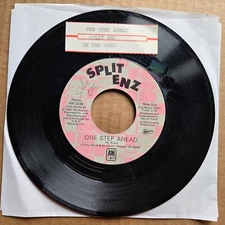 Split Enz "One Step Ahead" "In The Wars" 45 Laser Etched Vinyl RARE