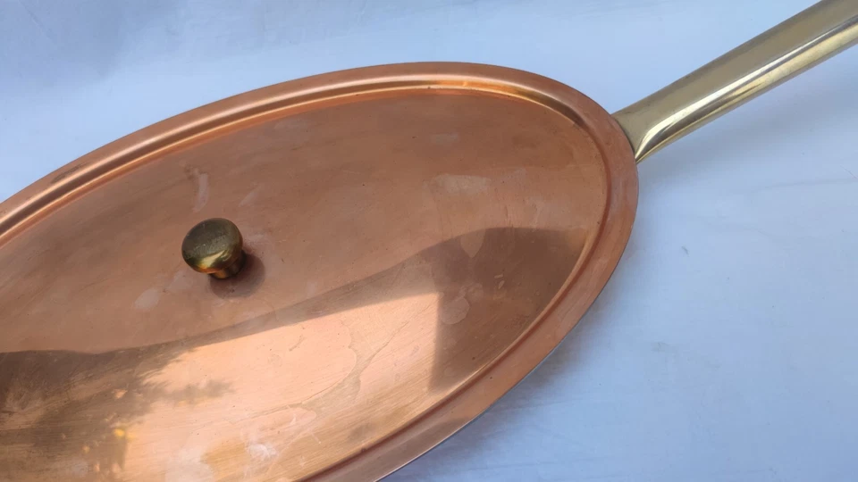 Pfanne Bratpfanne Kupfer Kupfertopf Spring Culinox Schweiz Kasserolle Fisch - Bild 3 von 4