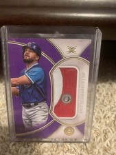 2018 Topps Definitive Collection Kyle Schwarber Purple GU Jumbo Patch /5! Cubs!