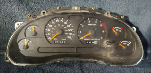 1998 Ford Mustang V6 3.8L 120 MPH Instrument Cluster Speedometer 171K