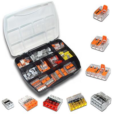 105 Stück WAGO 221 / 2273 Serie Box Sortiment Set Verbindungsklemme