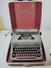 VTG ROYAL COMPANION Portable TYPEWRITER w/Orig Case GREY 1940's/50’s thumbnail