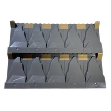 LEGO Lote de 10 ELEMENTOS DE PARED 2X4X6 MONTAÑA Gris Piedra Oscura 4513326 54782