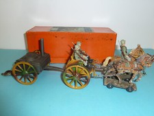 Lineol Feldküche Gespann Pferde Gulasch Kanone ca 1938 mimkri Wehrmacht Blech