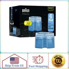 Braun Clean & Renew Refill Cartridges CCR, Lemon Fresh - 6 Ct