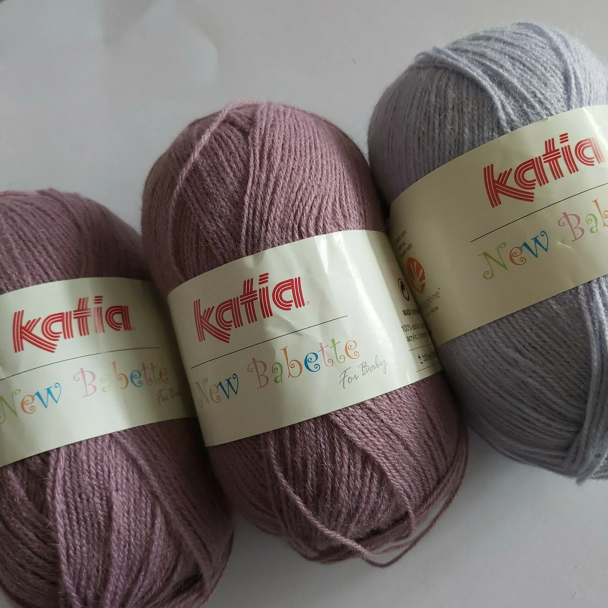 10 clearance Yarn sale - Katia New Babette baby yarn - 3ply mixed