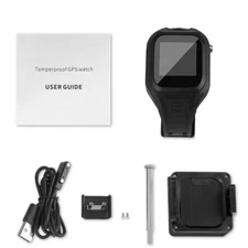 Global 4G Waterproof Anti-tamper GPS Tracker Watch Set with Tracking System