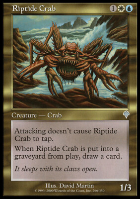 MTG RIPTIDE CRAB EXC - GEZEITENKRABBE - INV - MAGIC