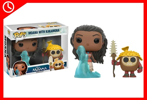 Brand New Funko POP! Disney Moana with Kakamora Vinyl Exclusive Figure 2-Pack