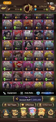 7DS Grand Cross Global Endgame READ DESCRIPTION 7.3M BOX CC