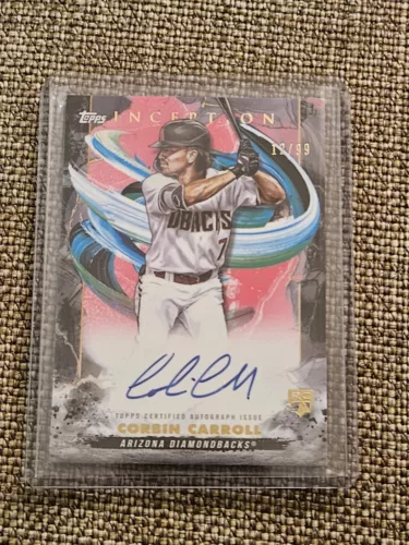 2023 Topps Inception Pink Rookie Auto /99 Corbin Carroll AZ Diamondbacks