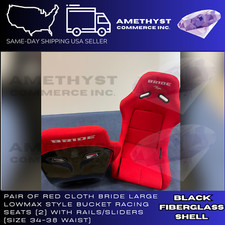 2 Bride Vios 3 Iii Style Red Cloth Low Max Seats Seat Large 34-38 Waist