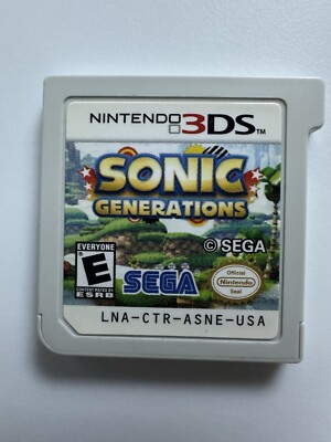 Sonic Generations (Nintendo 3DS, 2011)- Authentic