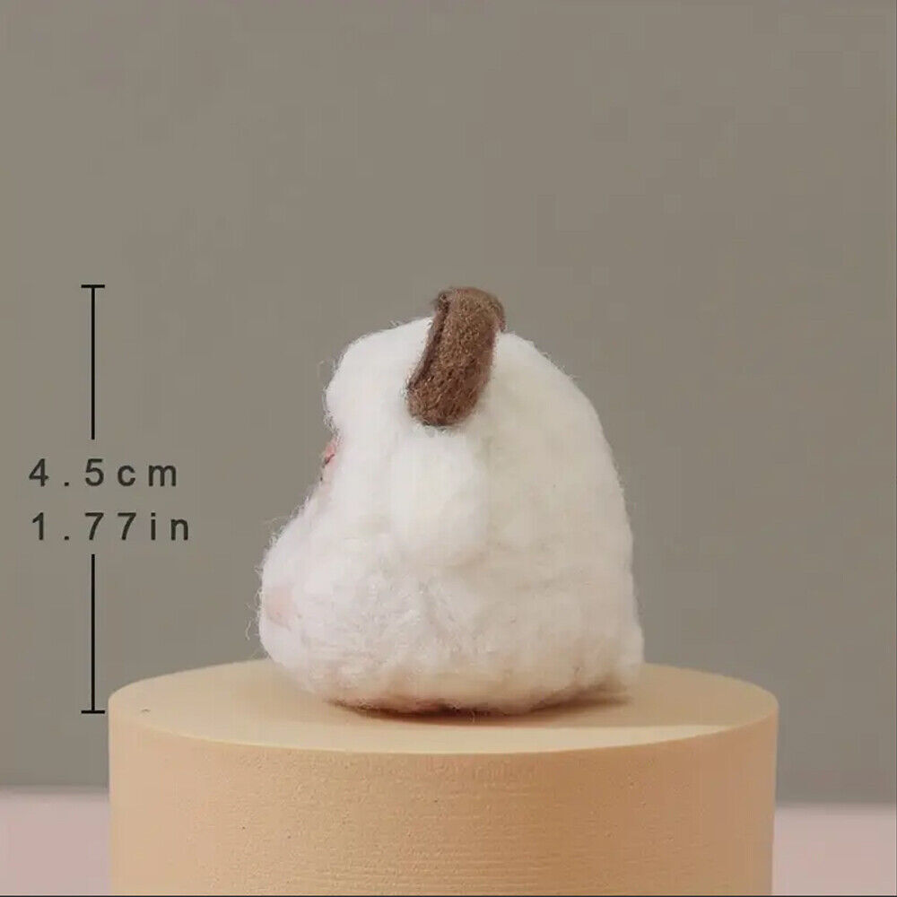 Beginners DIY Wool Felt Craft Sheep Needle Felting Material Production