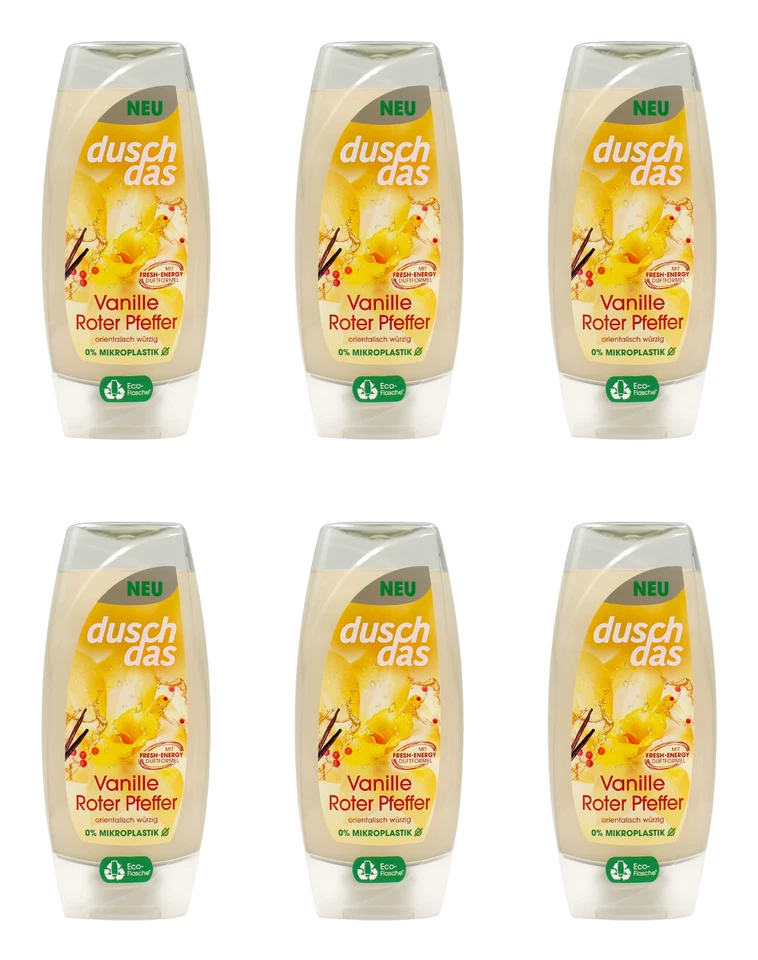 duschdas Vanille Roter Pfeffer Duschgel , 6x225ml EAN8720181334085