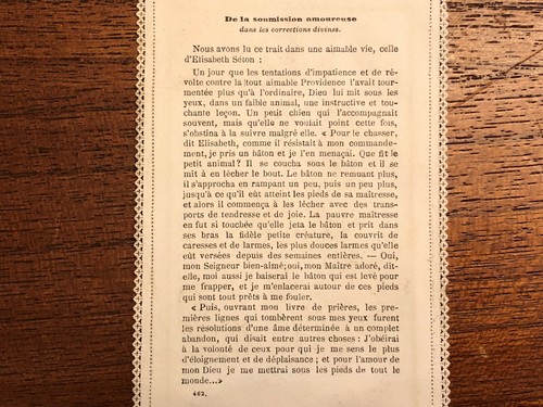 Canivet & Image Pieuse & Prière & Ancienne & Bible & Liturgie & Sainte N°98 - Photo 6 sur 6