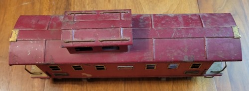 MR American Flyer Standard Gauge #4021 Freight Train Caboose Red 1930's - Picture 3 of 6