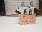 Handmade Wooden Cow Salt and Pepper Shakers — photo 2