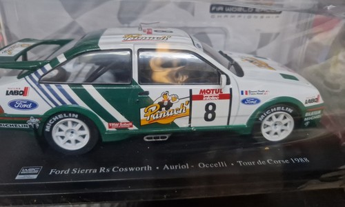 Coleccion WRC Ford Sierra Cosworth Rs Didier Auriol Corcega 1988. 1/24 SALVAT - Imagen 2 de 2