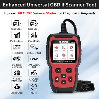 Escáner Automotriz Profesional OBD2 - Universal En Español - Portátil Con Pantalla HD