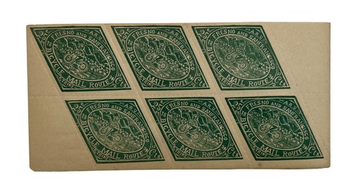 Panel de ruta de bicicleta Fresno US 12L2 1894 25c de 6 certificado PSE MNH DH-2000 - Imagen 4 de 10