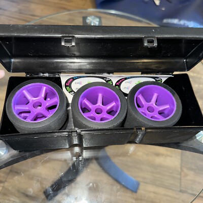 Vintage Team Magic Tires F&R for 235mm 1/10 Scale Nitro On-Road Pan Car.