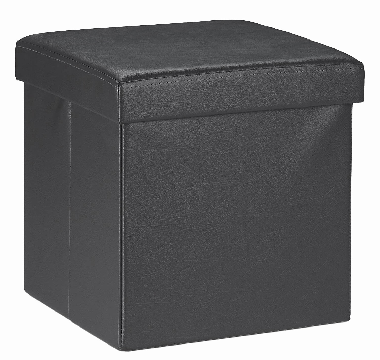 Folding Ottoman Storage Box Pouffe Seat Stool Home Chair Foot stool