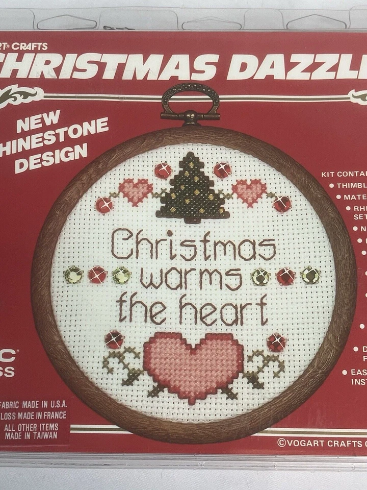 Vogart Christmas Dazzler 十字绣套件 采样水钻 2921L 全新 — 第 2/4 张图片