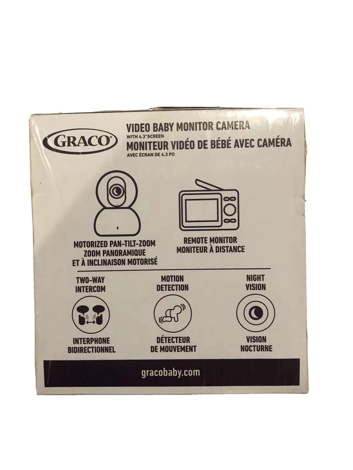 GRACO ВИДЕО BABY МОНИТОР КАМЕРЫ 4,3' ЭКРАН СОВЕРШЕННО НОВЫЙ - Изображение 4 из 4