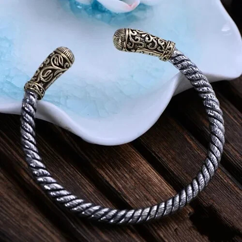 アクセサリー Vintage Silver Twist Bar Bangle 925 Vintage SIGNED MODERNIST TWISTED Solid Sterling Silver 925