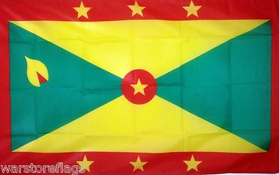 GRENADA FLAG 3X2 Caribbean boat caravan spice island